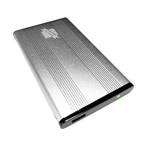 Externes USB 3.0 Gehäuse aus Aluminium für 2,5 Zoll Festplatten SATA HDD und SSD, HipDisk