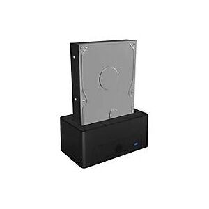 ICY BOX IB-1121-U3 - HDD-Dockingstation mit Datenanzeige, Netzanzeige, Ein/Aus-Schalter Schächte: 1 - 2,5