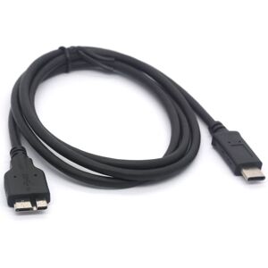 NÖRDIC USB C til USB Micro B kabel 3m, 3.2 Gen 1 til ekstern harddisk