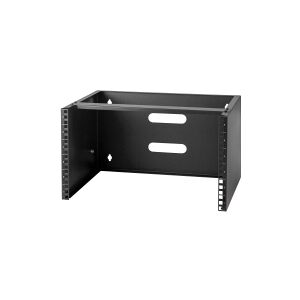 StarTech.com Wall Mount Patch Panel Bracket - 6U - 14in Deep (WALLMOUNT6) - Kabinet - vægmonterbar - sort - 6U - 19