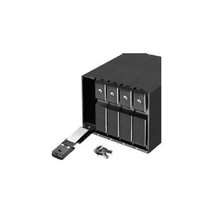 Silverstone Technology SilverStone SST-FS305-12G Eksternt 3,5-tommers kabinet, 5-bay - Sort