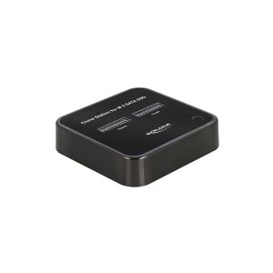 Delock - SSD-dockingstation - båse: 2 - M.2 - M.2 Card - USB-C 3.2 (Gen 2) - sort