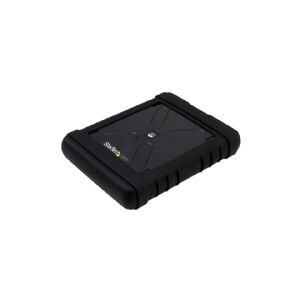 StarTech.com USB 3.0 to 2.5 SATA SSD/HDD Enclosure - UASP Enhanced External Hard Drive Enclosure - MIL-STD-810G Rated Case (S251BRU33) - Lagringspak