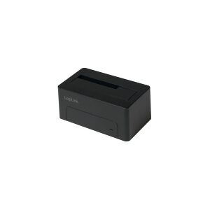 LogiLink QP0026, HDD,SSD, SATA, Serial ATA II, Serial ATA III, 2,5,3,5, USB 3.2 Gen 1 (3.1 Gen 1) Type-B, 5 Gbps, Sort