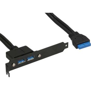 Slot Bracket, 2 X Usb-A 3.0 A Hun Til Intern Bundkort Stik