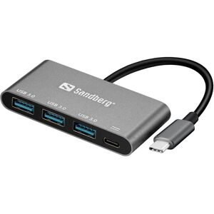 Sandberg Usb-C Til 3 X Usb 3.0 Hub Pd