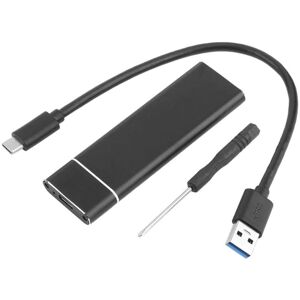 Usb 3.1 Gen1 Til M.2 Sata Eksternt Kabinet - Sort