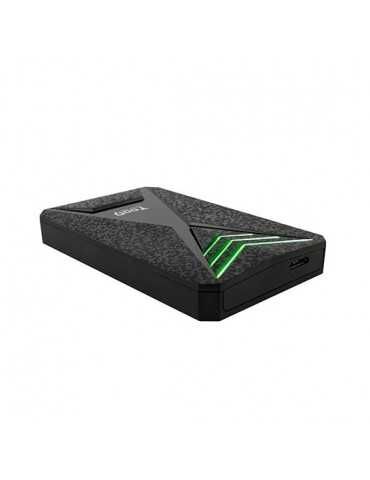 Caja Externa 2.5  Usb3.1 Sata Tooq Gaming Leds Multicolor Tqe-2550Rgb