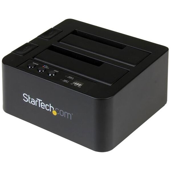 startech sdock2u313r dock duplicatore autonomo usb 3.1 10gbps per sata ssd/hdd da 2.5 & 3.5 duplicatore fast-speed 28gb/min - sdock2u313r