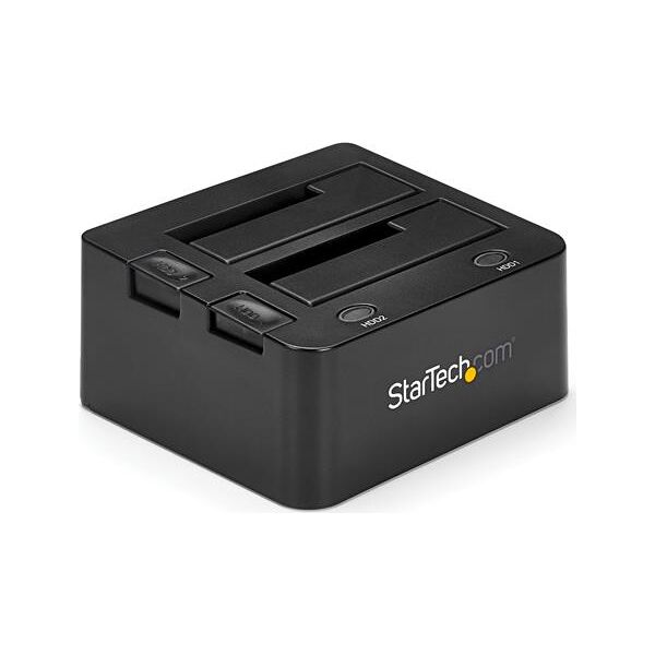 startech sdock2u33 docking station usb 3.0 per doppio hard disk ssd / sata da 2.5 / 3.5 con uasp - sdock2u33