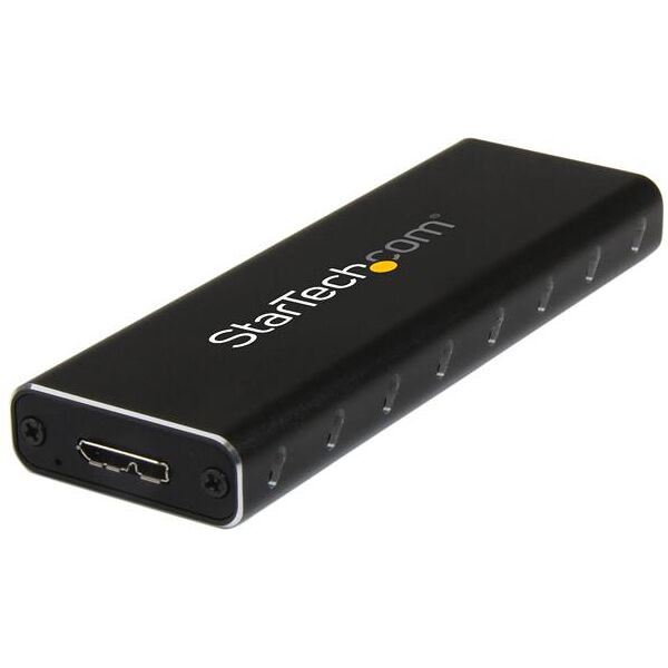 startech sm2ngffmbu33 box alloggio usb 3.0 esterno per ssd sata m.2 convertitore ngff di unità ssd con uasp - sm2ngffmbu33