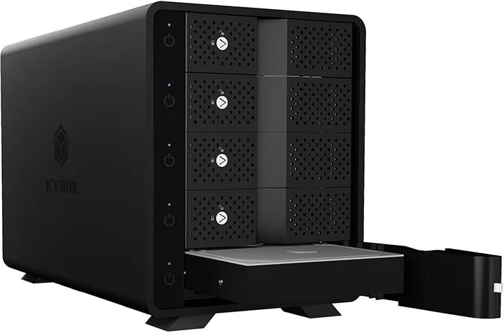 ICY BOX Box per HD esterno  IB-3805-C31 Custodia Disco Rigido (HDD) Nero 3.5" [60640]