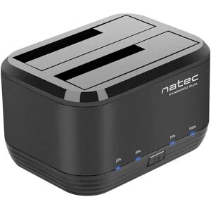 Natec Dokkingstasjon Kangaroo Dual Sata Usb 3.0 Hdd