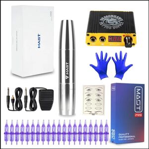 Mât tatouage mitrailleuse ensemble Kit moteur rotatif maquillage stylo puissance maquillage Kit rotatif tatouage Machine Kit