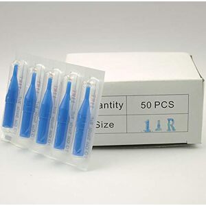 LYY-tattoo 50 pcs Tattoo jetable Tip Buse, RT Tattoo pointe ronde Tubes, tatouage machine-Blue (11RT) - Publicité