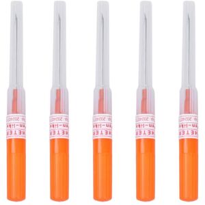 Milisten 5pcs Catheter Piercing Needles Body Piercing Tattoo Tools 14g