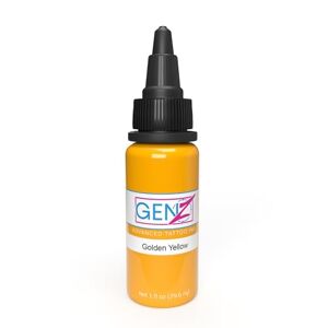 Gen-Z Golden Yellow by INTENZE – REACH Compliant – 30 ml – Sterile and 100% Vegan Certificate in Description