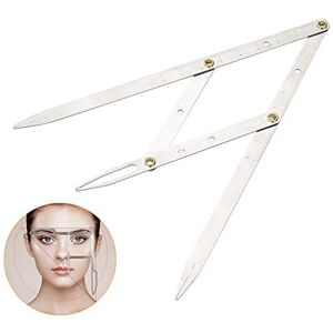 Semme Eyebrow Tattoo Ruler, Brow Measuring Tool Microblading Caliper Ratio Eyebrow Measure Ruler Permanent for Eyebrow Mapping Makeup Stencil Measuring Tool