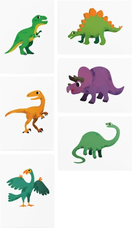 TATTonMe Temporary Tattoos Set Dino tattoo for children 3 y+ 6 pc