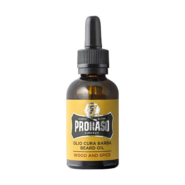 proraso wood and spice - olio cura barba 30 ml