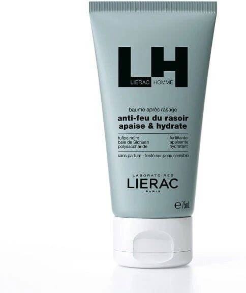 LIERAC Homme Balsamo Dopobarba Anti-irritazione Idratante Lenitivo 75 Ml