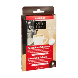 HEINRICH HAGNER GmbH & Co Hagners Coffee Clean Entkalker-Tabletten, für Kaffeevollautomaten, Kaffee-Kapselgeräte und Pad-Systeme, 1 Packung = 6 x 15 g