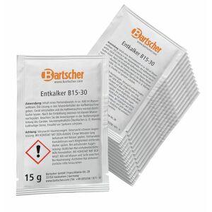 Bartscher GmbH Bartscher Kaffeemaschinen-Entkalker, Schnell-Entkalker für Kaffeemaschinen, 1 Karton = 30 Beutel á 15 g