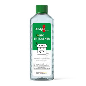 Ceragol International GmbH ceragol ultra® Bio Entkalker, Entfernt Kalkablagerungen in Kaffeevollautomaten, Kapseln- und Padmaschinen, 500 ml - Flasche