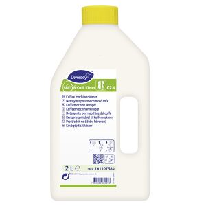 Diversey Deutschland GmbH & Co. OHG Suma Café Clean C2.4 Kaffeemaschinenreiniger, Chlorhaltiger Spezialreiniger für Kaffeemaschinen, 2 Liter - Flasche