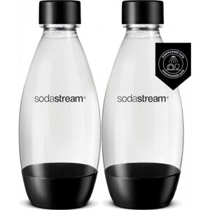 Sodastream DWS Fuse -drikkeflaske, sort, 2 stk.