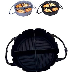 Molde de Silicona para Freidora de Aire 19 cm, Cesta de Silicona para  Airfryer COSORI 5.5L, Incluye 2 Manoplas y Pincel, Olla de Silicona para  Freidora Sin Aceite : : Hogar y cocina