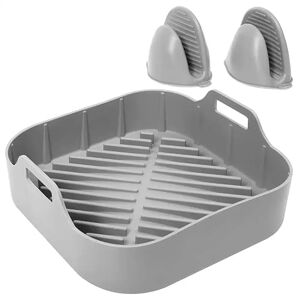 Molde de Silicona para Freidora de Aire 19 cm, Cesta de Silicona para  Airfryer COSORI 5.5L, Incluye 2 Manoplas y Pincel, Olla de Silicona para  Freidora Sin Aceite : : Hogar y cocina