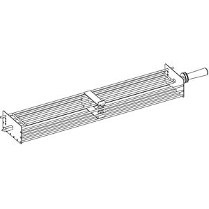 GGM Gastro - Panier plat pour poulets & lapins avec poignee pour grills a poulets