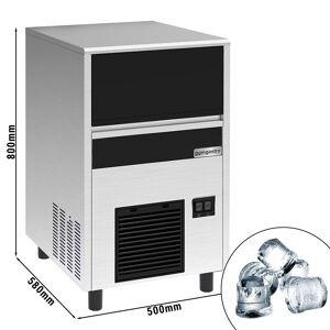 GGM Gastro - Machine a cônes de glace - cylindre - 57 kg/ 24 h Argent / Noir