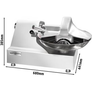 GGM Gastro - Cutter horizontal - 5,5 litres - 550 Watt - 230 Volt - 1450rpm Argent