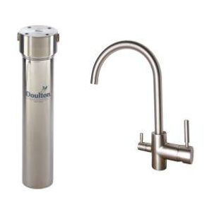 [PACK] Purificateur d'eau Doulton HIS + Mitigeur 3 voies CONTEMPORAIN satine