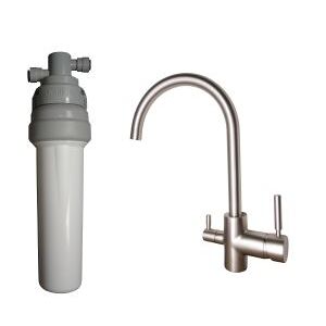 [PACK] Purificateur d'eau Doulton ECOFAST + Mitigeur 3 voies CONTEMPORAIN satine