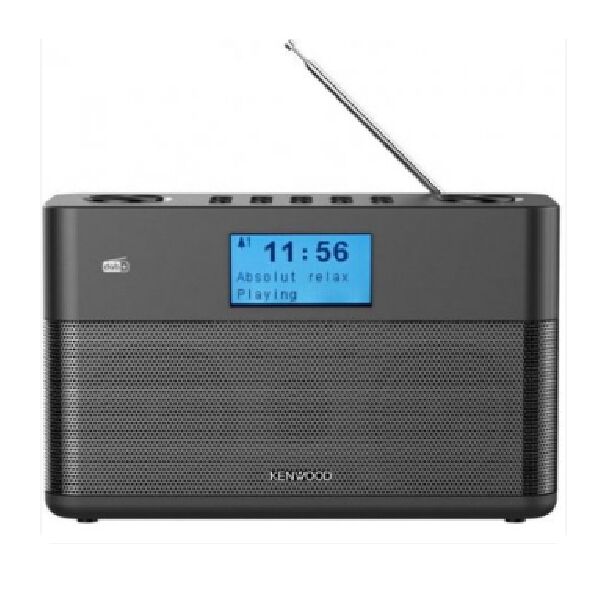 kenwood crst50dabb radiosveglia 2x3w bt fm dab+ aux-in nero