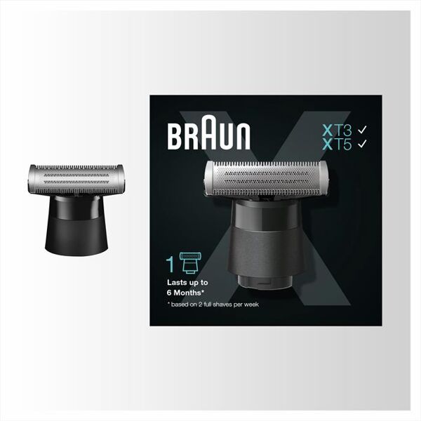 braun series x lama di ricambio xt10 nero