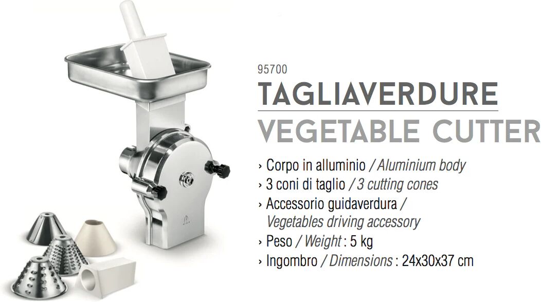 Tre Spade TOOLLIO veg cutter tool - Accessorio tagliaverdure, tagliamozzarella, PRODOTTO IN ITALIA