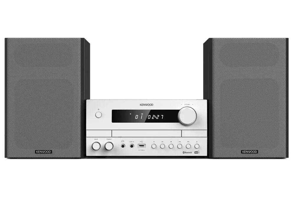 Kenwood M-822DAB Microsistema audio per la casa 50 W Nero, Bianco