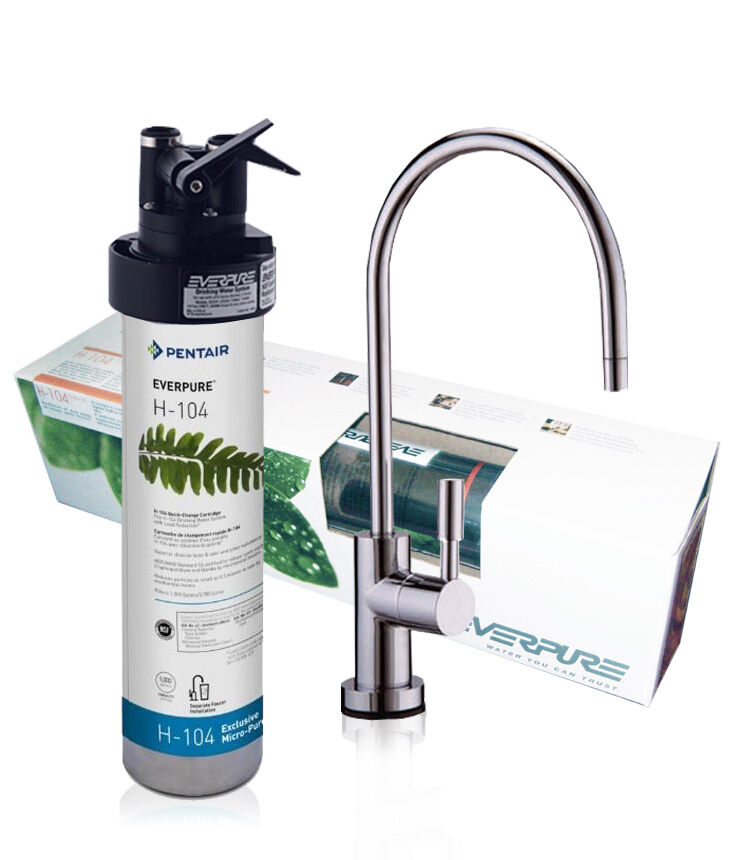 Depuratore Acqua Microfiltrazione Kit Everpure Domestico Mod. H104