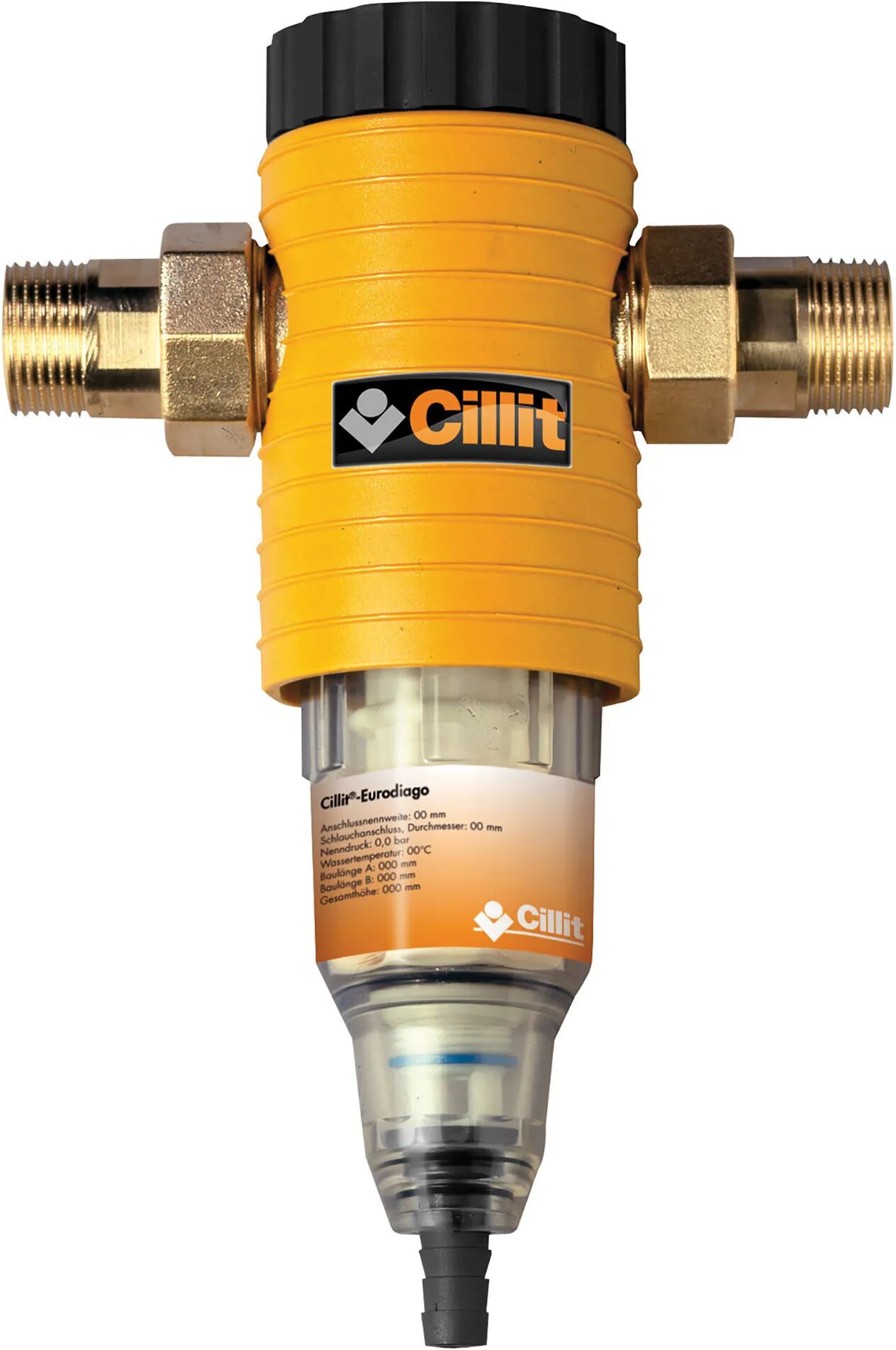 Cillit FILTRO AUTOPULENTE  EURODIAGO 90 µ M 1'' BOCCHETTONE TESTATA IN BRONZO