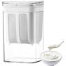 Supatmul Griekse yoghurtzeef, 1100 ml yoghurttrainer, yoghurtmaker met 80 mesh-mesh-zeefjes, yoghurt- en roomkaasmaker, yoghurtfilter voor sojamelk, sap, thee