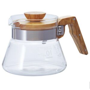 Kaffebox Hario Coffee Server 400 Olive Wood