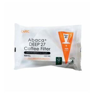 Kaffebox CAFEC Abaca Plus Deep 27 Coffee Filter