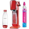 Saturator do wody gazowanej SodaStream Art - Mandarin Red zestaw startowy