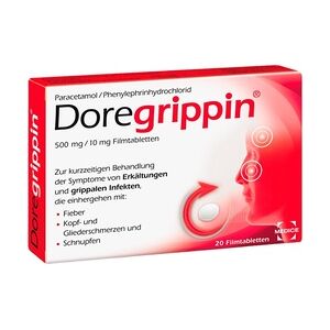 MEDICE Doregrippin 500mg/10mg Tabletten 20 Stück