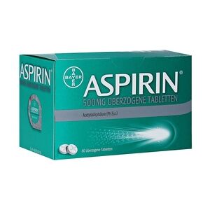 Bayer Aspirin 500mg Überzogene Tabletten 80 Stück