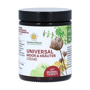 SONNENMOOR Verwertungs- und Vertriebs GmbH UNIVERSAL MOOR- u.Kräutercreme m.Murmeltierfett 140 Gramm